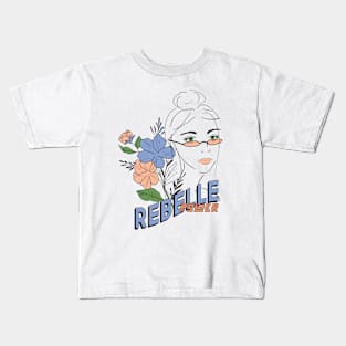 Rebelle power feminist Kids T-Shirt